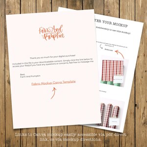 Fabric Mockup Canva image 6