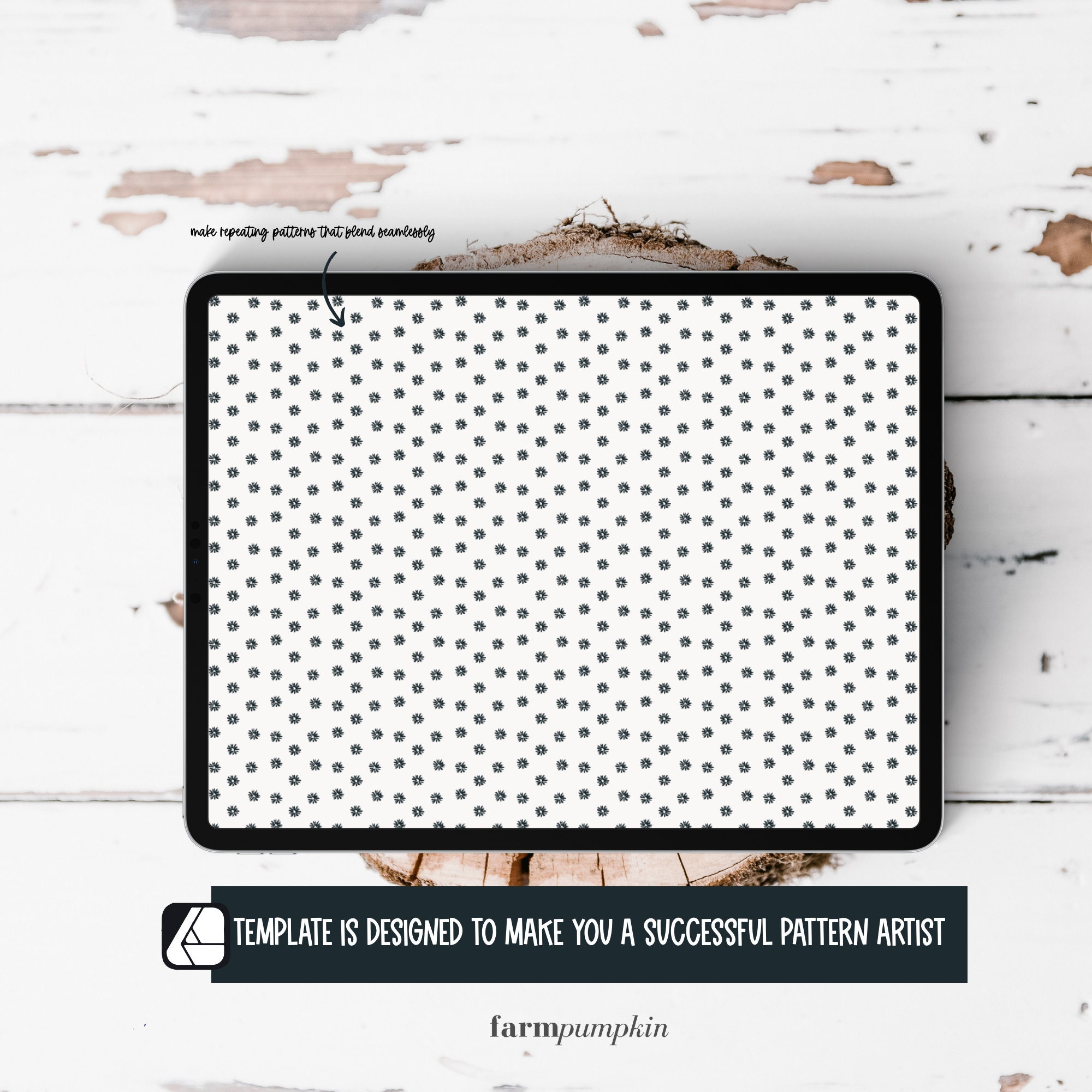 Affinity Designer Pattern Design Template With Pattern Preview - Etsy