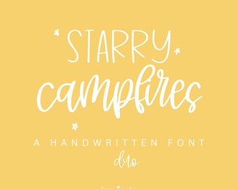 Starry Campfires, A Font Duo