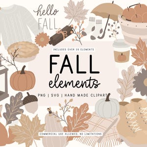 Höst Clipart-element | PNG | SVG | hemgjord | Kommersiellt bruk