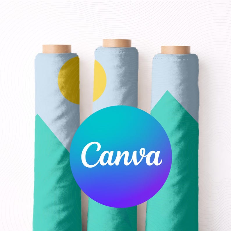 Fabric Mockup Canva image 1