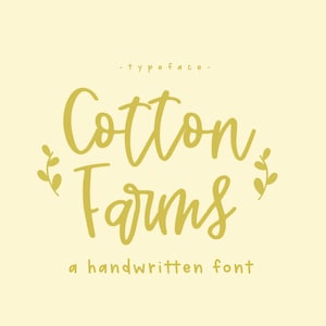 Wildflowers Script, eine von mir handgeschriebene Schreibschrift