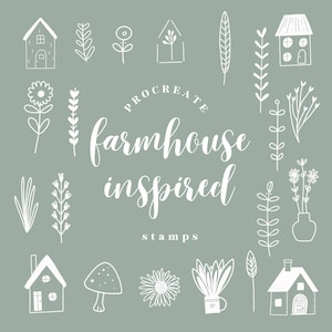 Procreate Farmhouse Elements Stamps