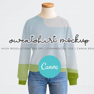 Canva Ready Sweatshirt Mockup