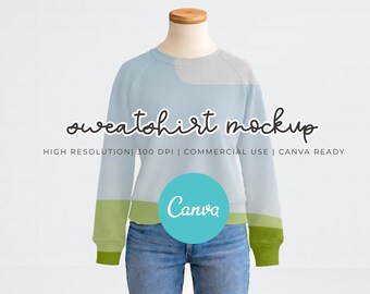 Canva Ready Sweatshirt Mockup