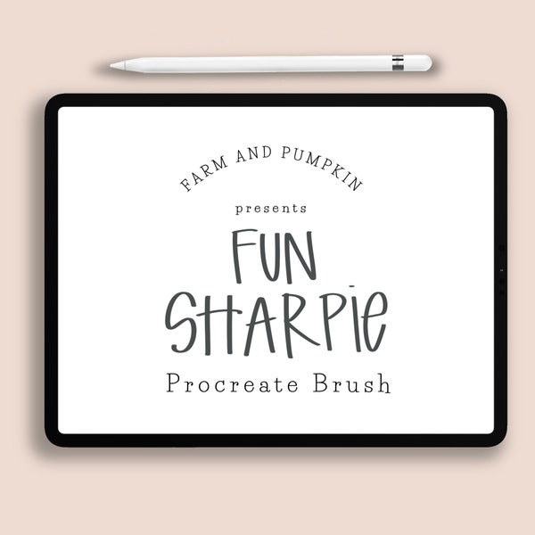 Fun Sharpie, ein Procreate-Pinsel