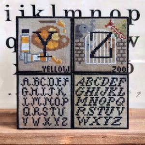 When I Think Of YZ - 2024 Alphabet Series - Digital Copy - Stitch Count of each letter: 45x45