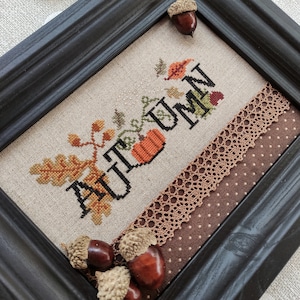 When I Think Of Autumn - Cross Stitch Chart - Digital Copy