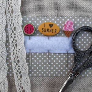 I LOVE SUMMER Set di spille piccole