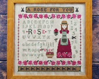 A Rose For You - Cross Stitch Chart - Digital Copy