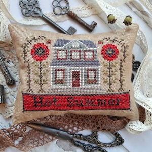 Hot Summer - Cross Stitch Chart - Digital Copy 78Wx56H