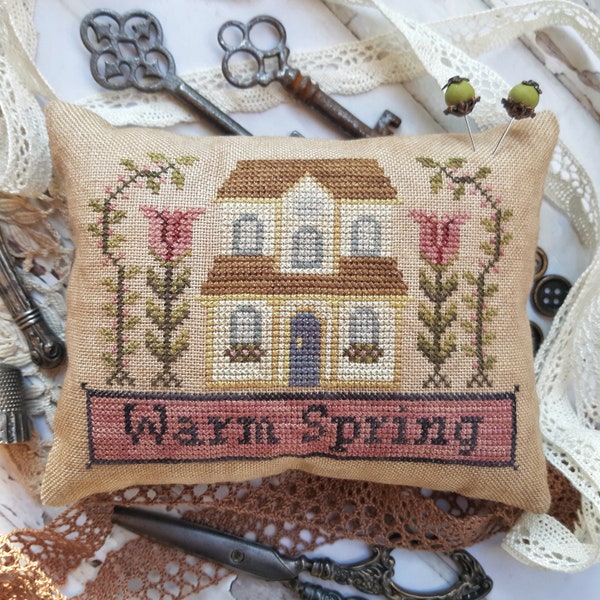Warm Spring - Schema Punto Croce - Copia Digitale 78Wx56H