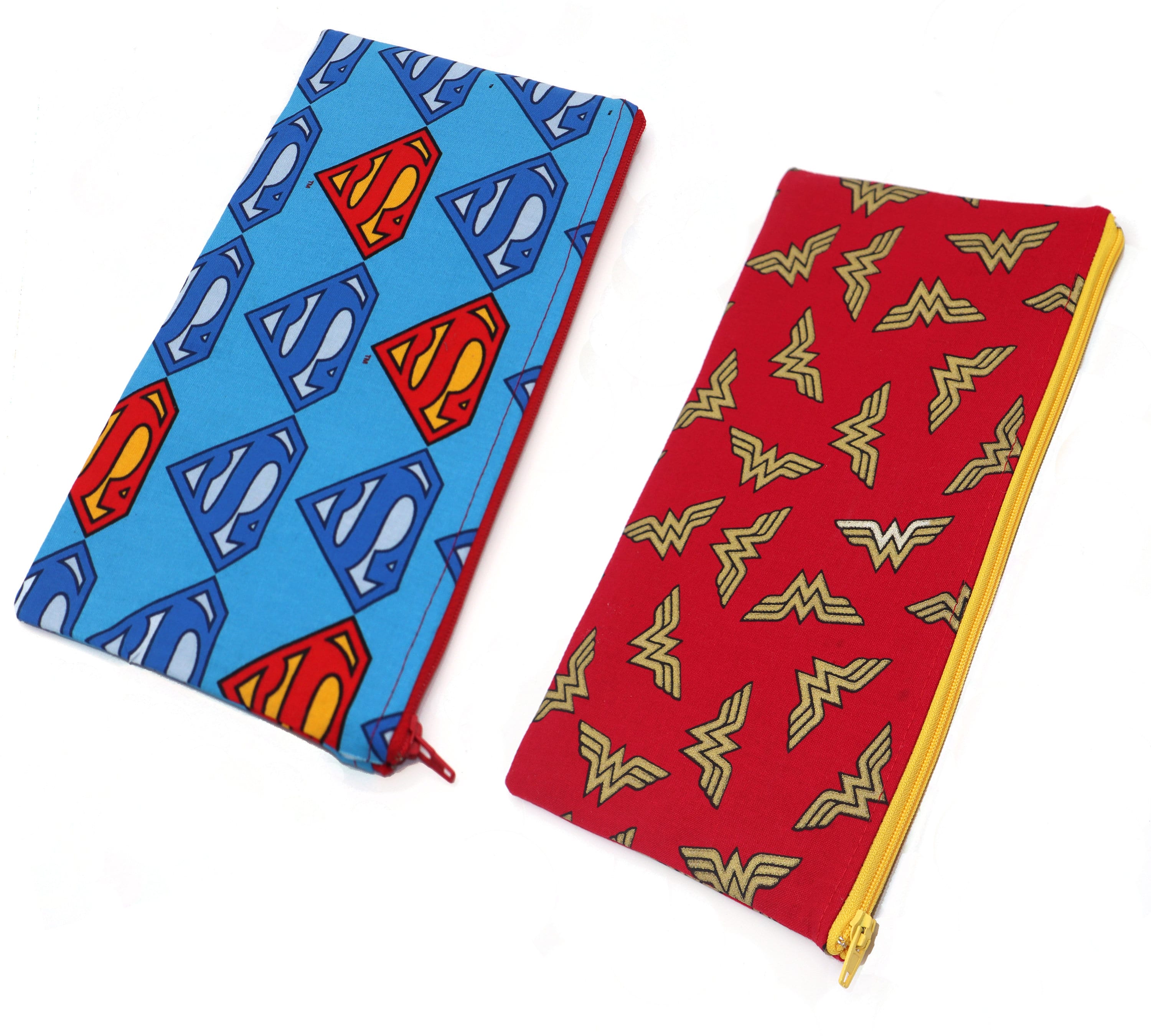 Super Hero pouches Zipper pouches Pencil pouch Wonder Etsy