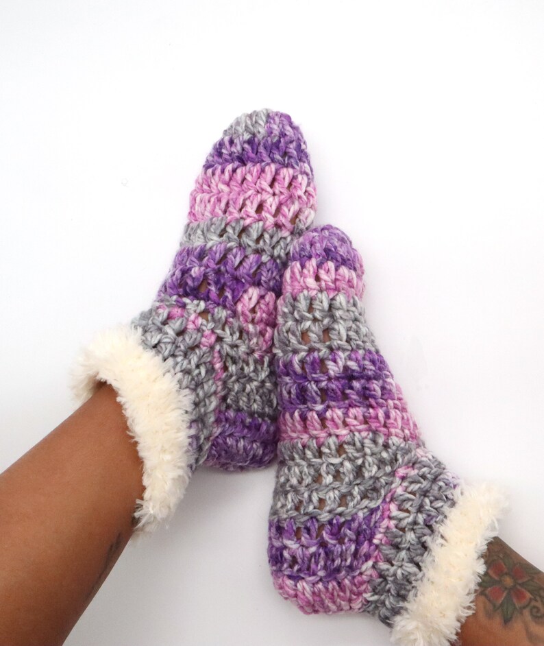crochet booties for adults
