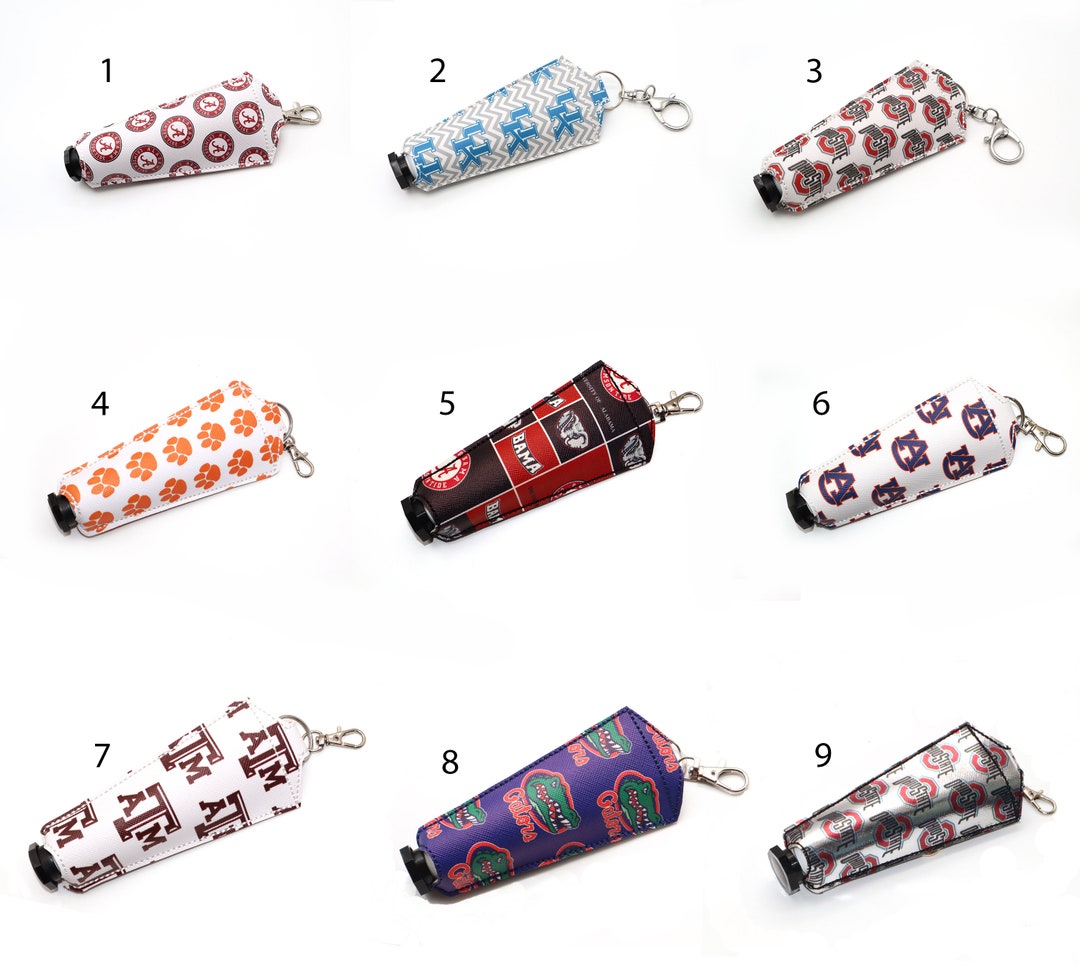 College Sports Lotion Holders Lotion Holder Keychains Etsy