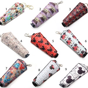 Character lotion holders | Lotion holder keychains | keychain case