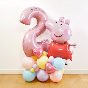 Globos peppa pig pack 8 piezas - Happy Party Stores.com