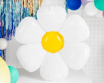 Hochwertiger 3D Gänseblümchen-Ballon, Gänseblümchen-Ballon, Riesengänseblümchen-Ballon, Blumenballon, weiße Blume Ballon, Jumbo-Ballons, Gänseblümchen-Ballon