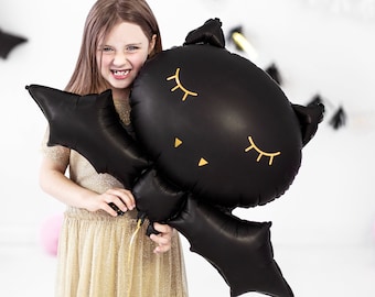 Giant Halloween Balloon - Cute Bat - 32in/80cm - High Quality - Halloween Decorations - Halloween Party Decorations - Bat