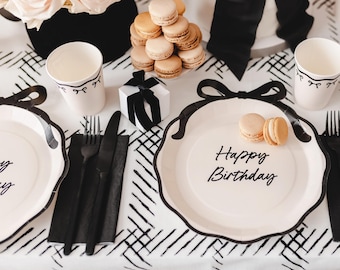 Rose Gold Licorne Papier Assiettes à Dessert Tasses Serviettes Pailles Pour Fille Baby Shower Party Fournitures Mariage Anniversaire Party Decoration