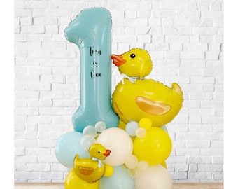 High Quality Boy Duck Balloon Sculpture, Any Number, Duck Balloon Stack, Duck Balloon Sculpture, Duck Balloons, Duck Themed Birthday