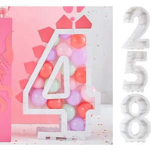 Pink Dinosaur Accessory Kit for Mosaic Stand with Dino &#39;Spikes&#39;, Pink Dinosaur, Girl Dino Birthday, Dino Party, Pink, Lilac, Mini Balloons