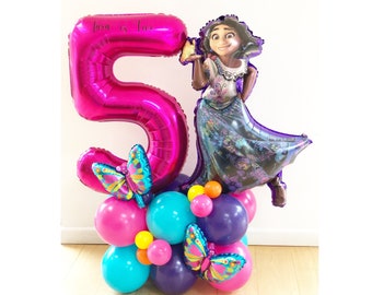 DIY Large Encanto Balloon Sculpture, Encanto Balloon Stack, Encanto Sculpture, Encanto Balloons, Encanto Birthday, Encanto Foil Balloon