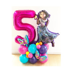 DIY Large Encanto Balloon Sculpture, Encanto Balloon Stack, Encanto Sculpture, Encanto Balloons, Encanto Birthday, Encanto Foil Balloon
