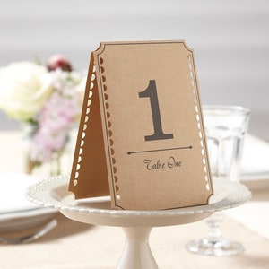 12 números de mesa kraft, números de mesa de papel, números de mesa de casamento, vintage, números de mesa, decoração rústica de casamento, festa de casamento