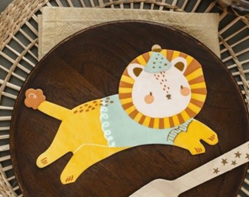Lovely Lion Napkins Paper Napkins Safari Themed Decorations Safari Napkins Paper Decorations First Birthday Wild One