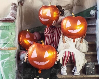 Cute Pumpkin Balloon, Jack O&#39;Lantern Balloon, High Quality, Halloween Balloon, Fun Halloween Decorations, Pumpkin, Spooky Decor,