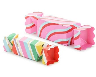 2 Large  Christmas Gift Boxes, Paper Gift Boxes, Christmas Treat Boxes, Kraft Gift Boxes, Christmas Gifts Wrapping, Kids Gift Wrapping