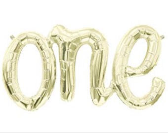 number one mylar balloon