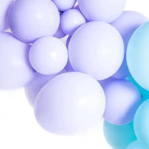 Hochwertige starke Pastell-Lavendel-Latexballons, Lavendelballons, Packung mit 6 oder 12 Ballons, starke Lila-Ballons, Pastellballons