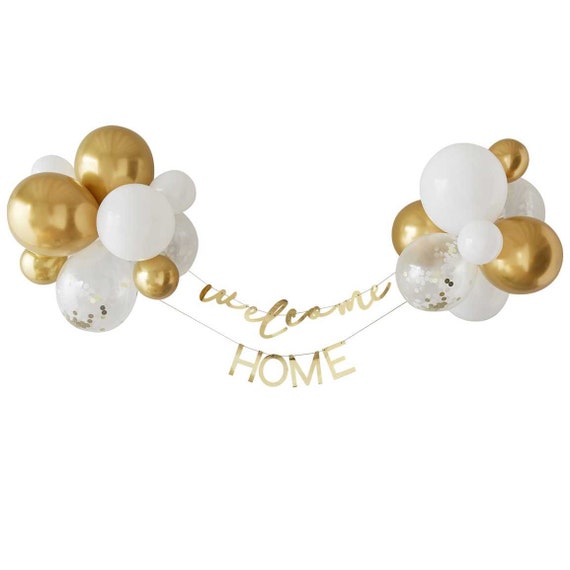 Palloncini Benvenuto A Casa 5 Pezzi In Alluminio – Festa Nascita, Compleanno, Decorazione Foil Balloon 18''