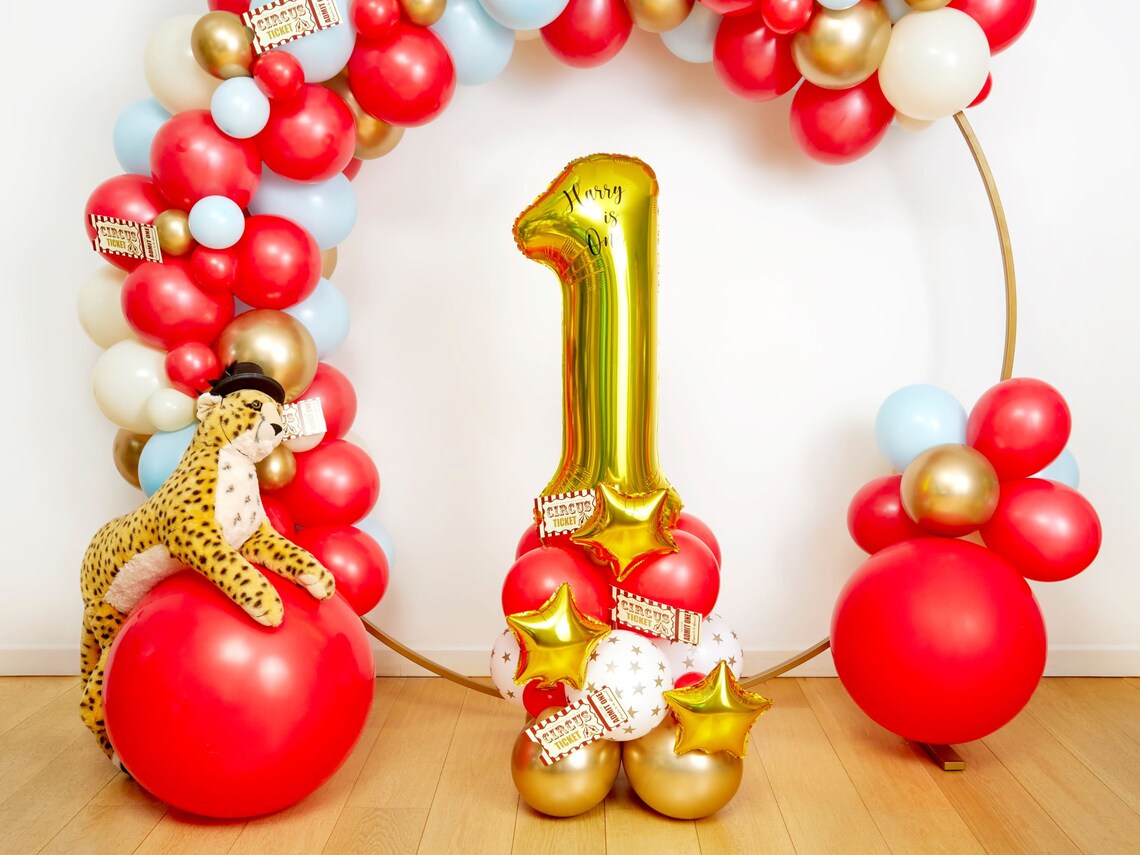 Circus Balloon Garland Vintage Circus Balloon Arch Circus Etsy