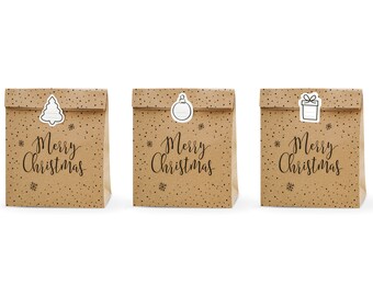 20 Sacchetti Regalo In Carta Kraft Marrone, Piccoli Sacchetti Regalo Sacchetti Con Manici 16 X 12 Cm Per Compleanni Matrimoni Feste E Celebrazioni 91590589