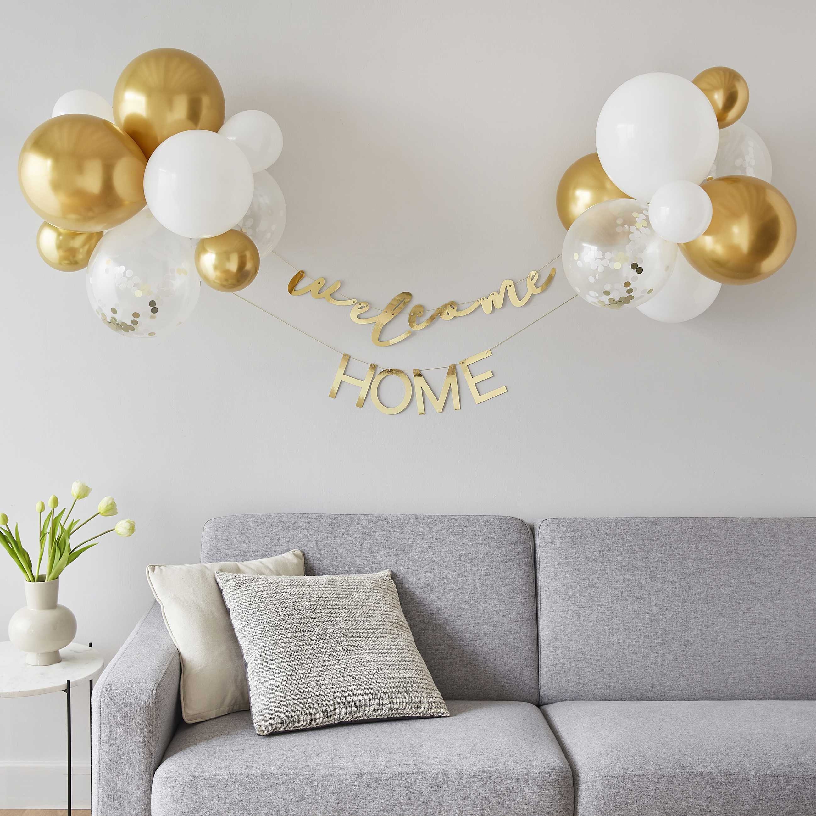 Hombae Decoraciones de bienvenida al hogar, kit de globos para decoración  de tartas de bienvenida a casa, kit de globos de bienvenida a casa, bebé