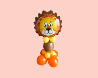 DIY Balloon kit - 4.5ft Lion Display - DIY Kit - Kids Birthday Decorations - Safari Party - Zoo Party - 1st birthday