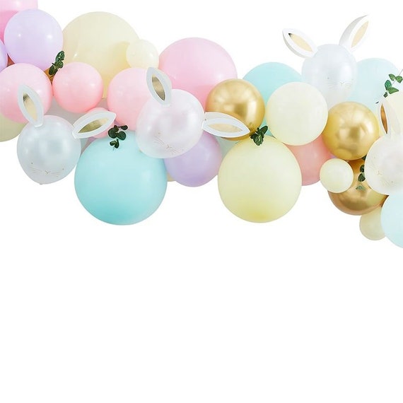 Kit décoration anniversaire - Arche de ballons pastel - Anniversaire pastel