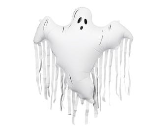 Reuze spookballon met kwastjes, Halloween-spookballon, Halloween-folieballon, Halloween-ballonnen, spookdecoraties