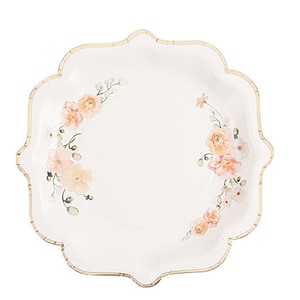 8 Vintage Floral Paper Plates, Paper Plates, Floral Paper Plates, Afternoon Tea Decorations, Floral Tableware, Mother&#39;s Day, Garden Party