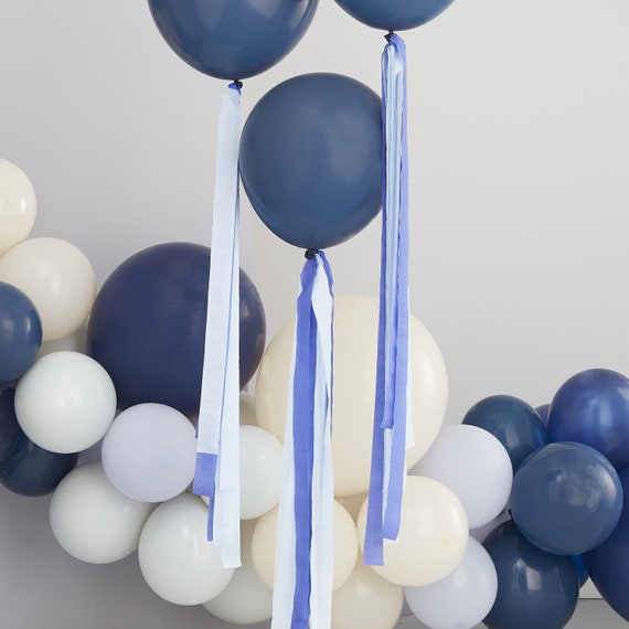 Blue Streamer Balloon Tails, Blue Streamers, Balloon Tails, Boy