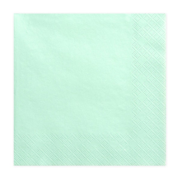 Mint Green Napkins Etsy