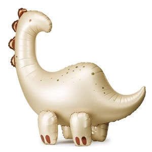 Palloncino gigante in lamina a forma di brontosauro in piedi, non serve elio, palloncino a forma di dinosauro, palloncino a forma di brontosauro, giurassico, compleanno a tema dinosauro, dinosauro