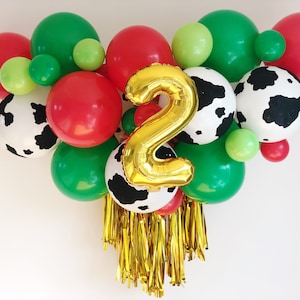 High Quality Balloon Farm Garland Kit, Fram Balloon Arch, Farm Balloon Garland, Cow Balloon Arch, Farm Birthday Decorations, Cowboy