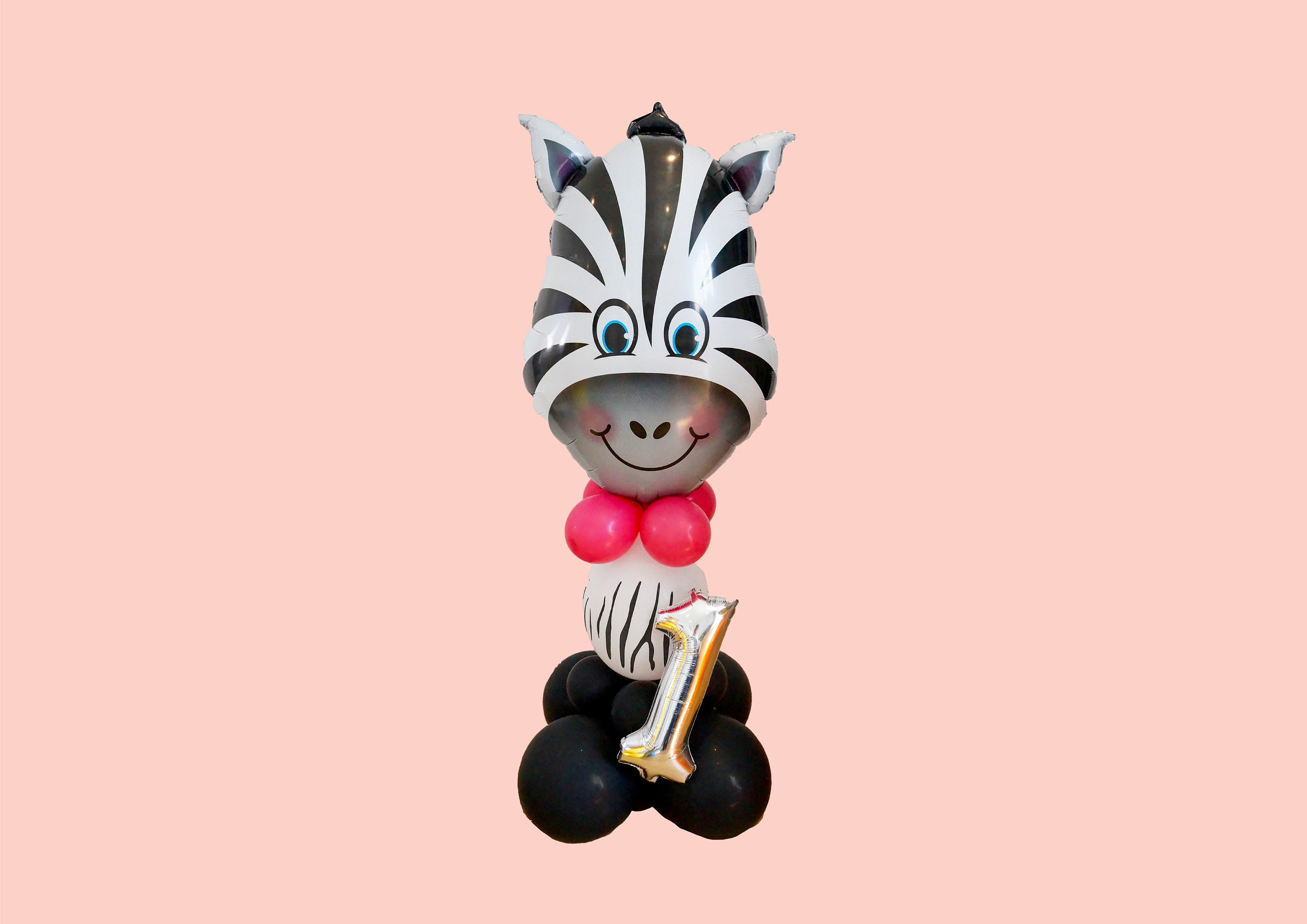 Kid Birthday Lion Acrylic Party DIY Cake Topper Cartoon Safari Baby Shower Zebra