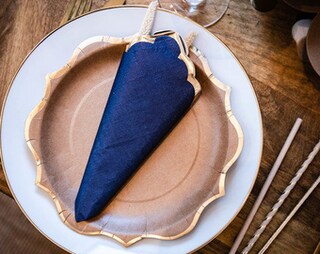 Piatti Di Carta Usati 48 Piatti Di Carta Blu Sfumati | 17,8 Cm | Per Dessert E Feste | Compleanni, Matrimoni, Lauree | Confezione 4 Colori Piatti Colorati