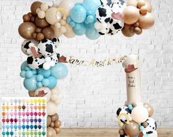 Arco di palloncini da rodeo, Primo compleanno di rodeo, Decorazioni di compleanno del primo rodeo, Ghirlanda di palloncini da primo rodeo, Arco di palloncini da cowboy, Palloncino da cowboy