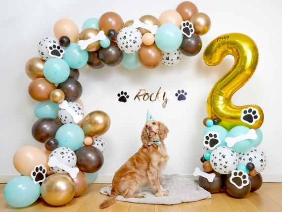 Dog Balloon Arch, Colour of Your Choice, Dog's Birthday, Dog Birthday  Decorations, Dog Party, First Birthday, New Puppy, Instagram 